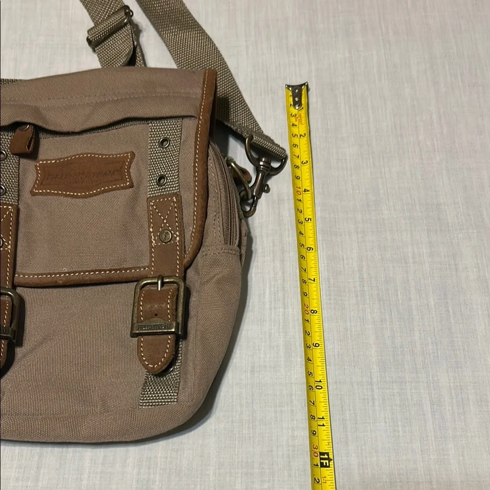 Field and Stream Men's Tan Canvas Crossbody Bag